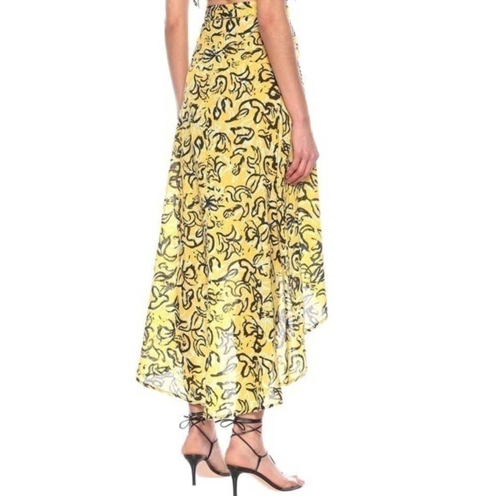 DVF x Onia Amanda Abstract Floral Swim Cover Up Sarong Casual Tie Wrap Skirt - Picture 4 of 12